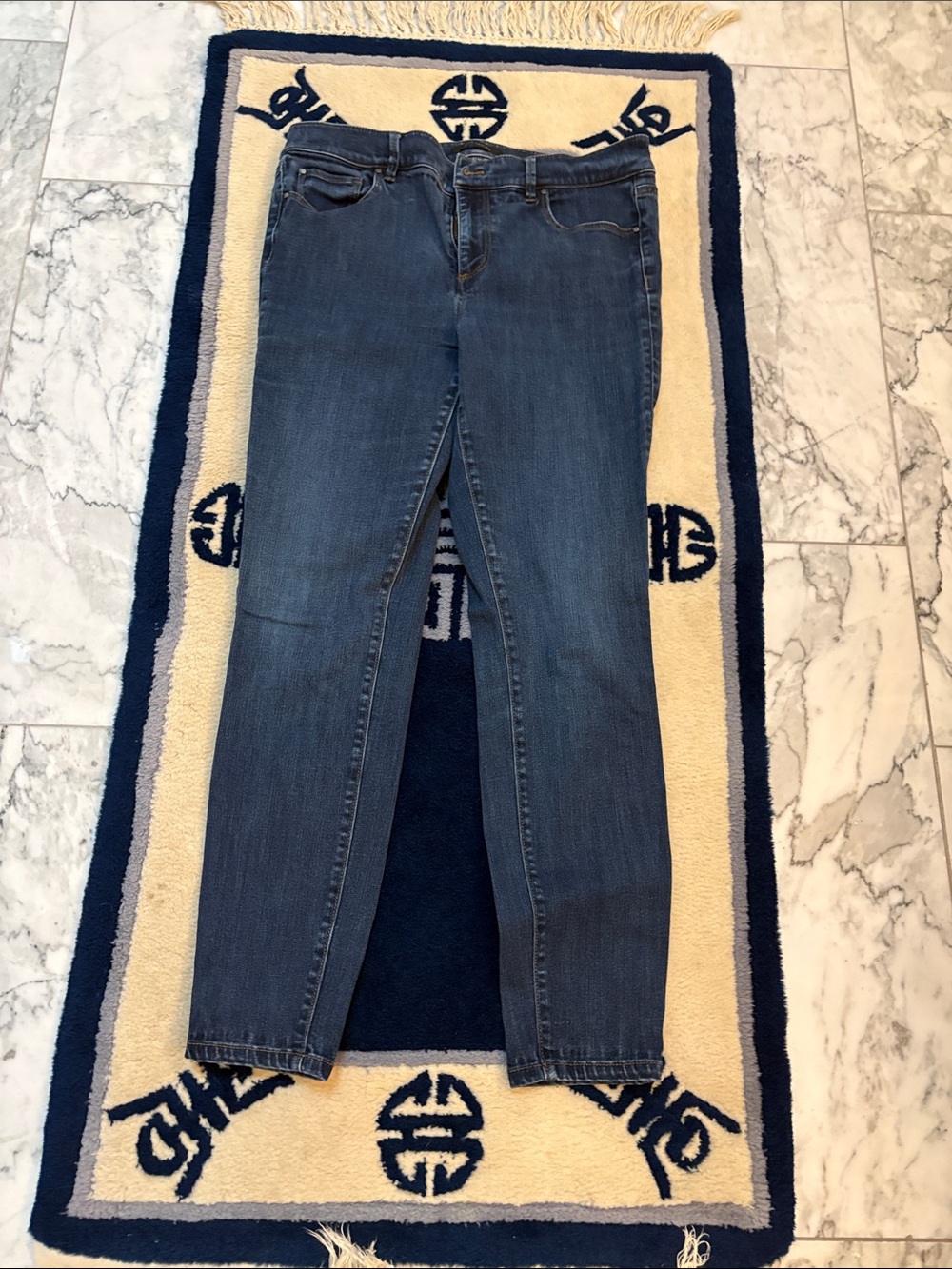 Ann Taylor Dark Blue Skinny Modern Fit Jeans
